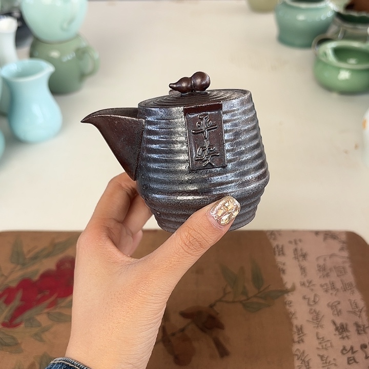 龙泉云间青瓷小米茶器