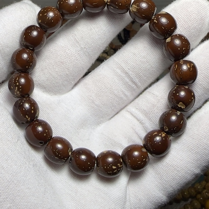 桃核吊坠紫金鼠老型手串