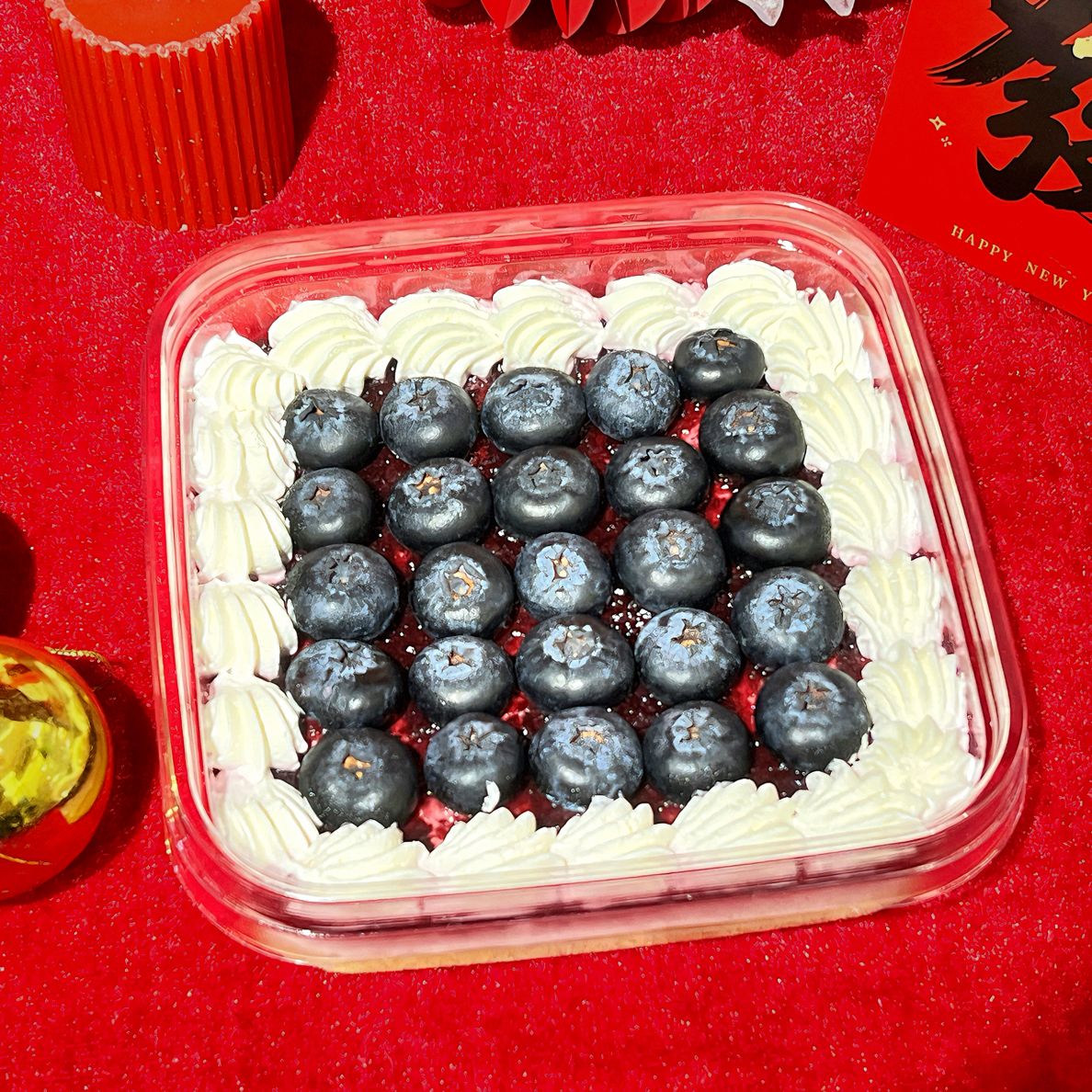 蓝莓盒子蛋糕