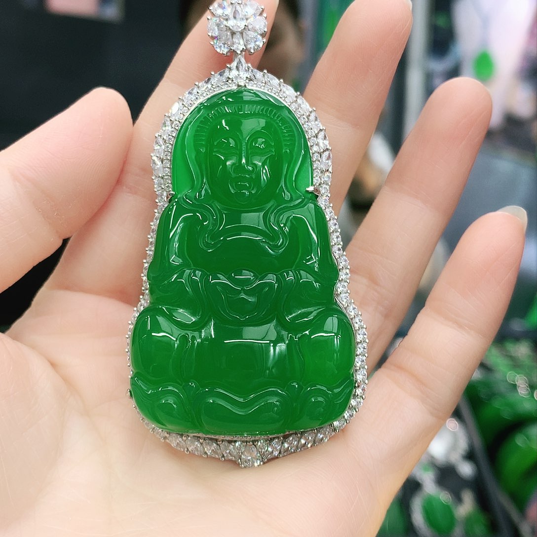 银S925镶嵌吊坠玛瑙/玉髓