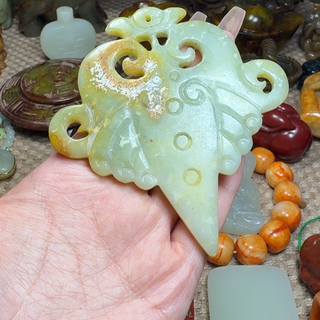 吊坠白玉菩提挂件