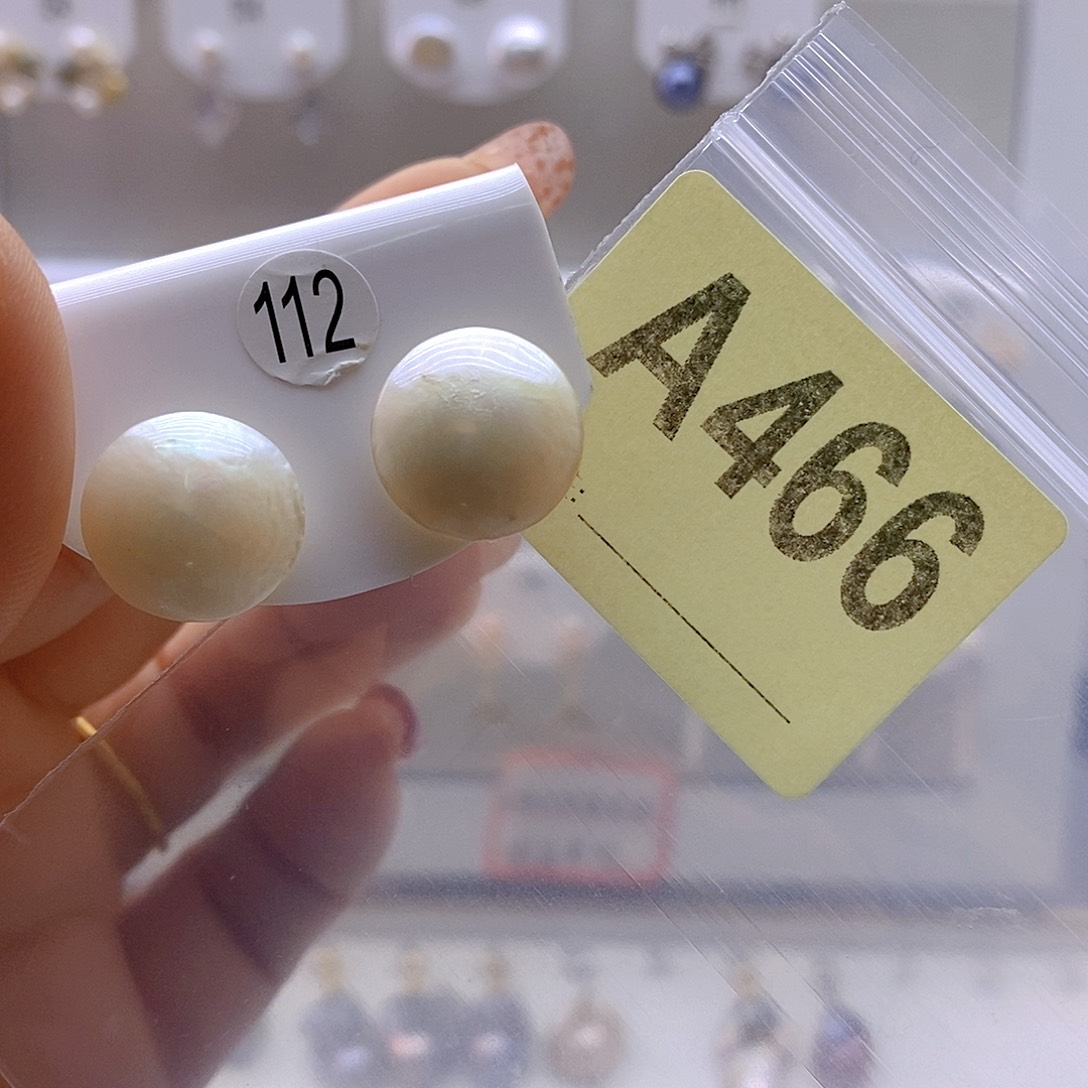 淡水珍珠耳饰未镶嵌