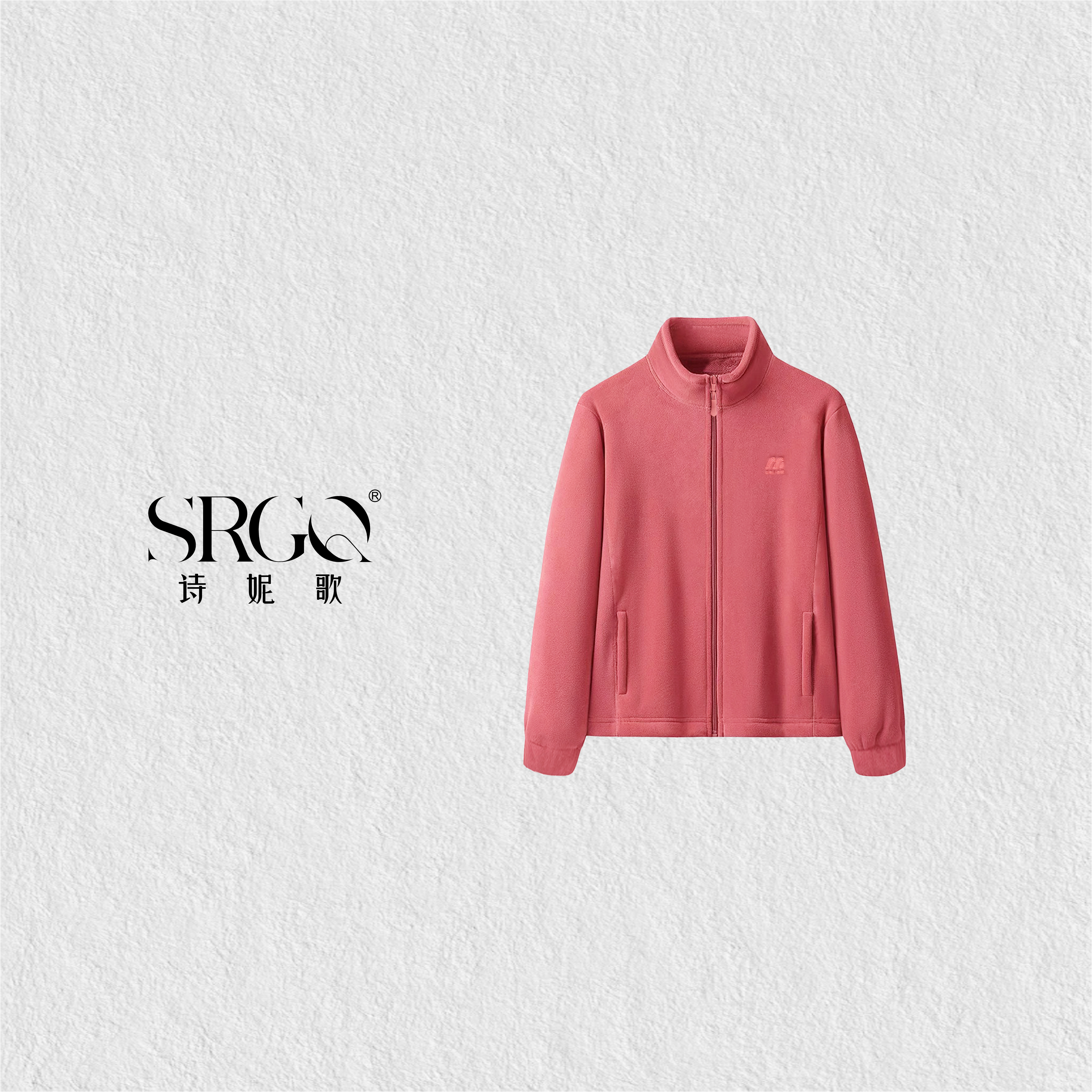 诗妮歌 | 小糯米绒磨磨 经典女款立领刺绣外套休闲百搭