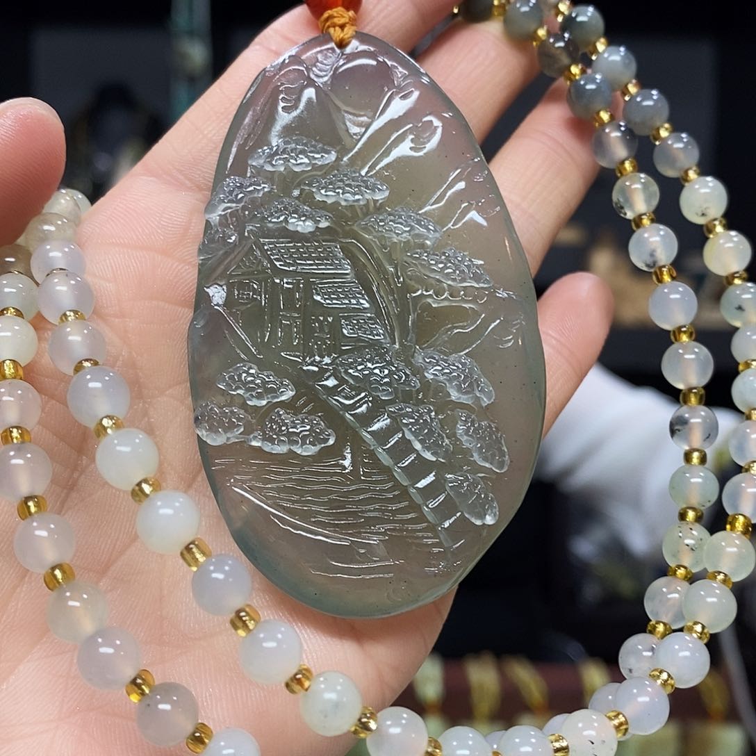 岫玉挂件吊坠未镶嵌