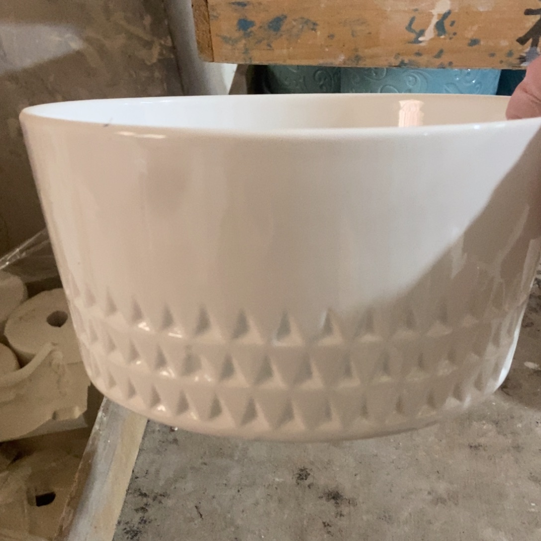 红陶微瑕高温陶瓷花盆