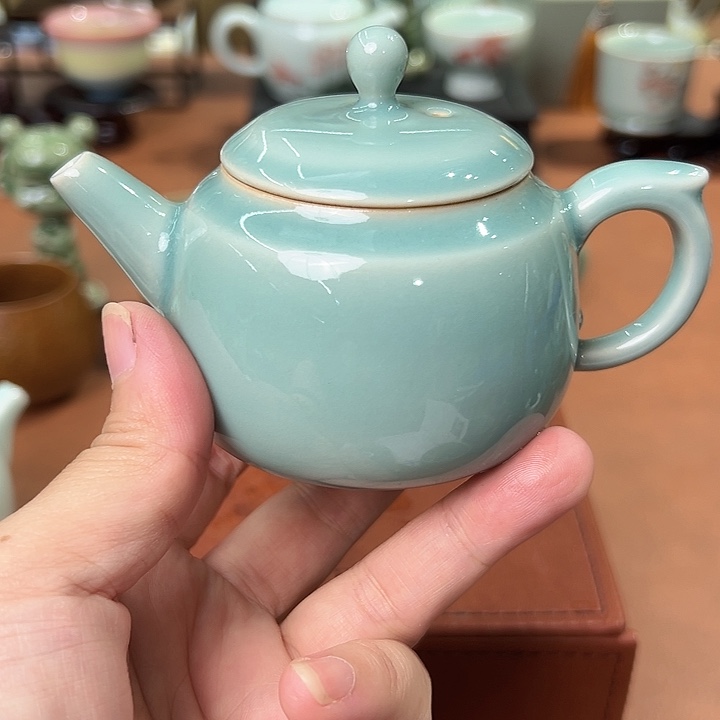 及*雨龙泉敬悦青瓷品茗杯