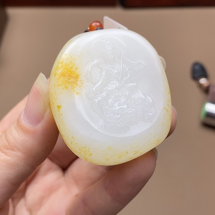 和田玉挂件未镶嵌F