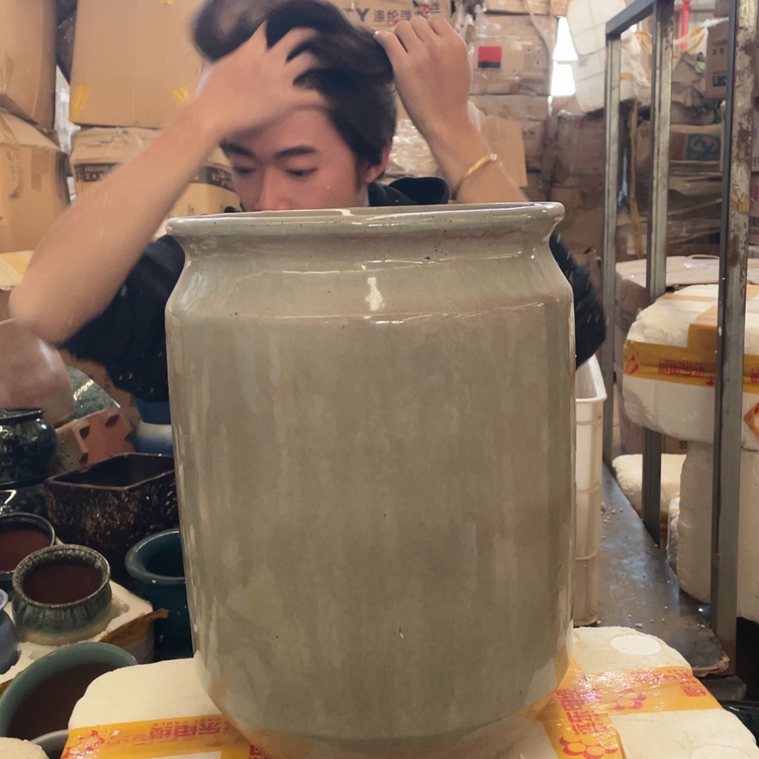 红陶宜兴紫砂花盆