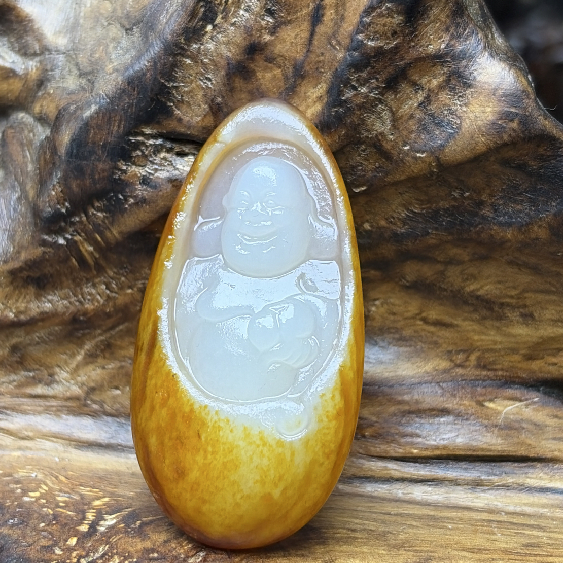 新疆和田玉.32克.佛公.