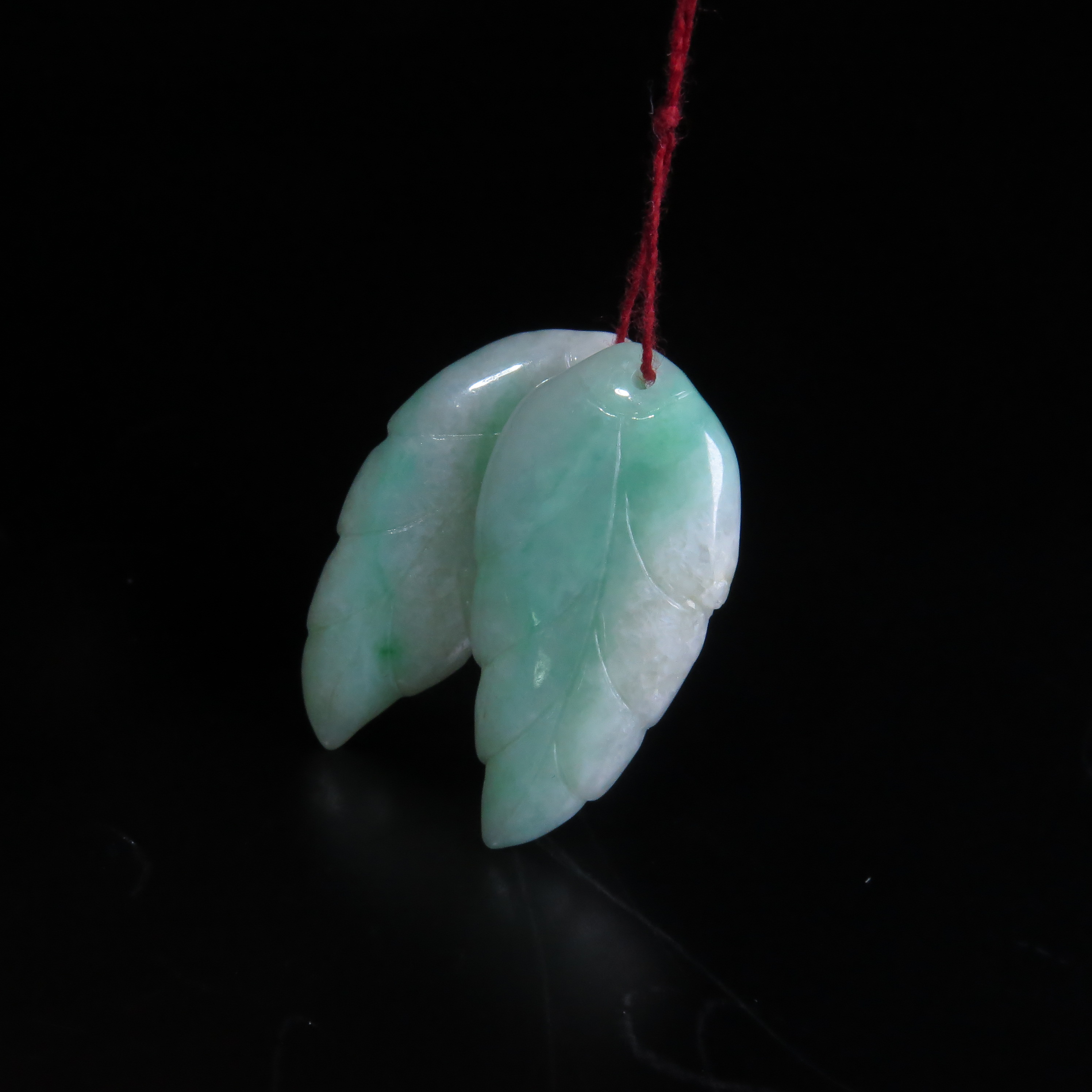 民国翡翠耳饰/MZ530816/翡翠/民族文物