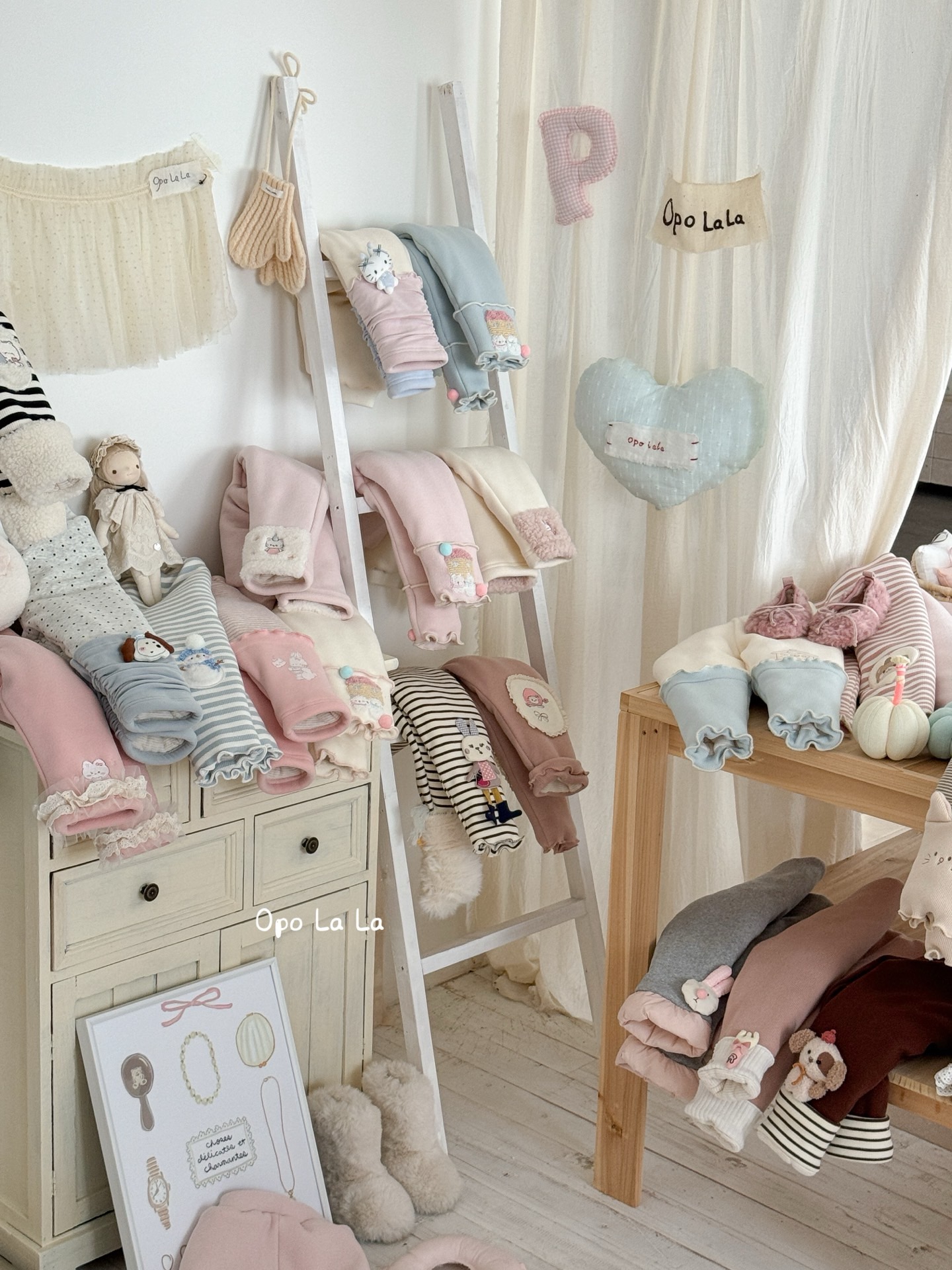 opolala正版·25冬～女童加厚打底裤打底衫合集