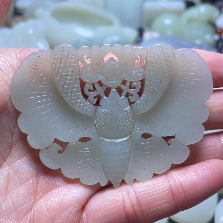 和田玉吊坠(不含链)未镶嵌