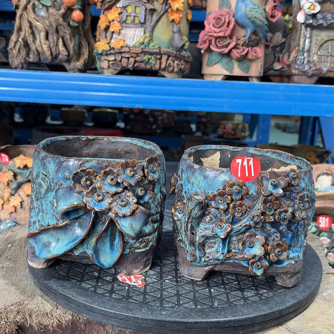 711 号陶然花器手工花盆
