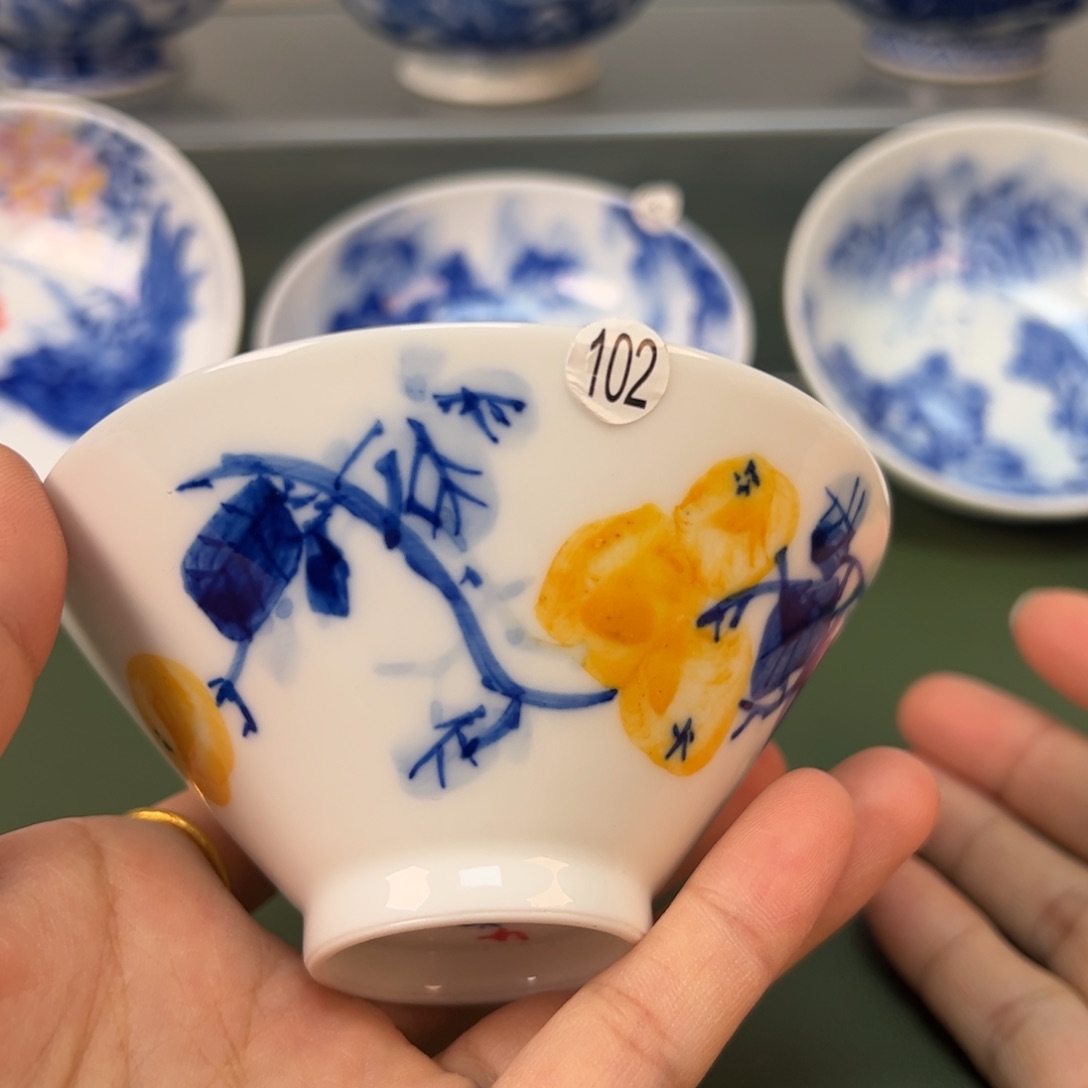 杯木木景德镇纯手绘茶具102