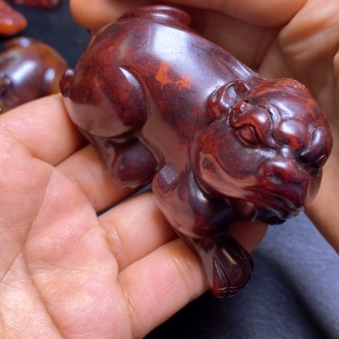 白玉菩提吊坠摆件