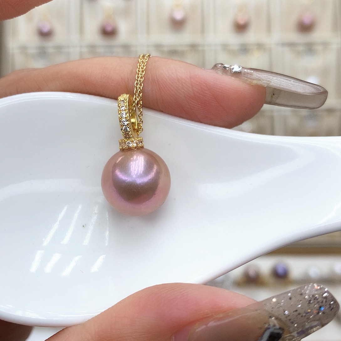 淡水珍珠合金颈饰