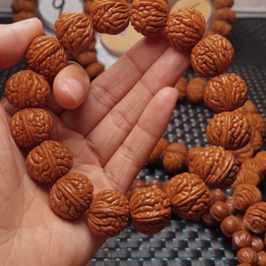 桃核手串龙纹桃核