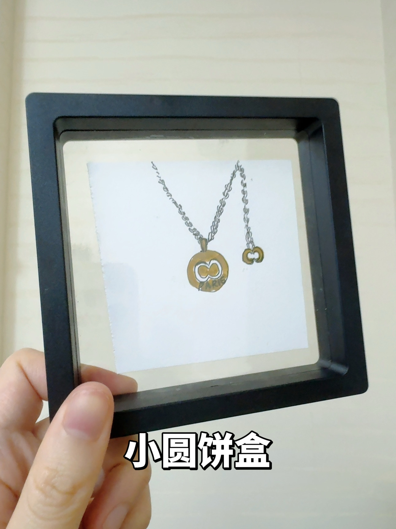 铜合金手链 【小圆饼项链C161】高版本气质轻奢百搭简约项链