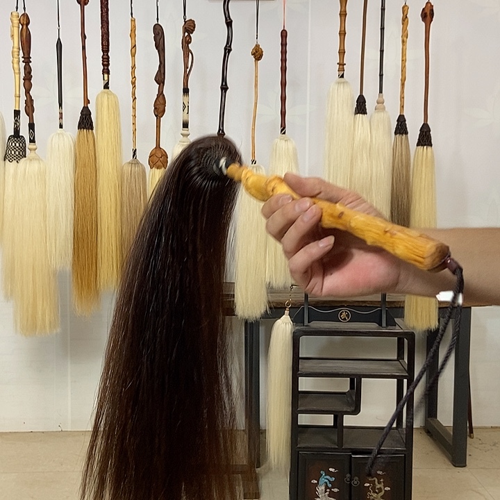 纯手工制作马尾拂尘