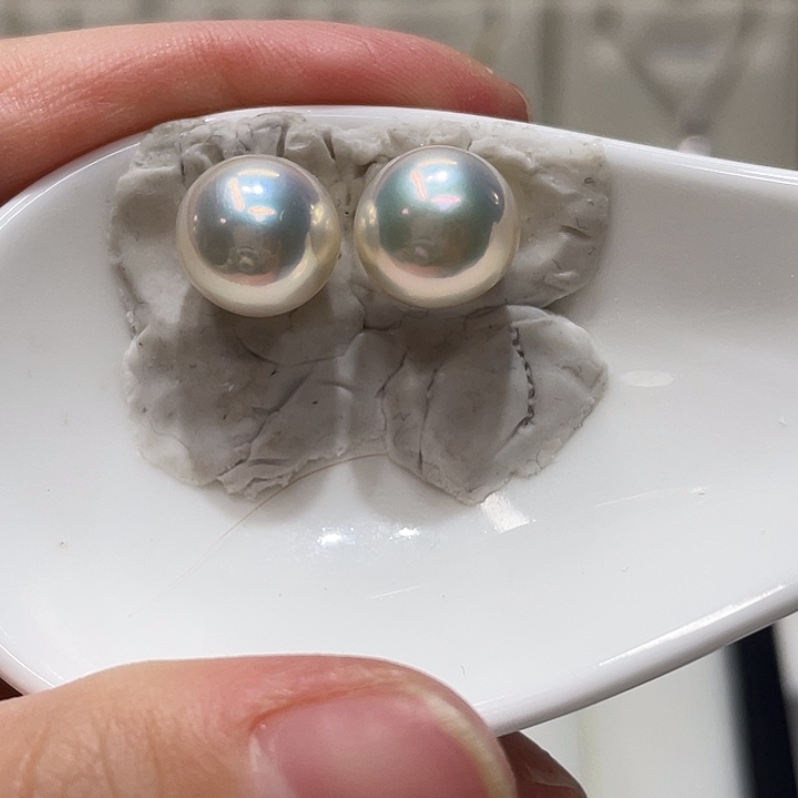 非金属10.5mm银蓝光对珠福利