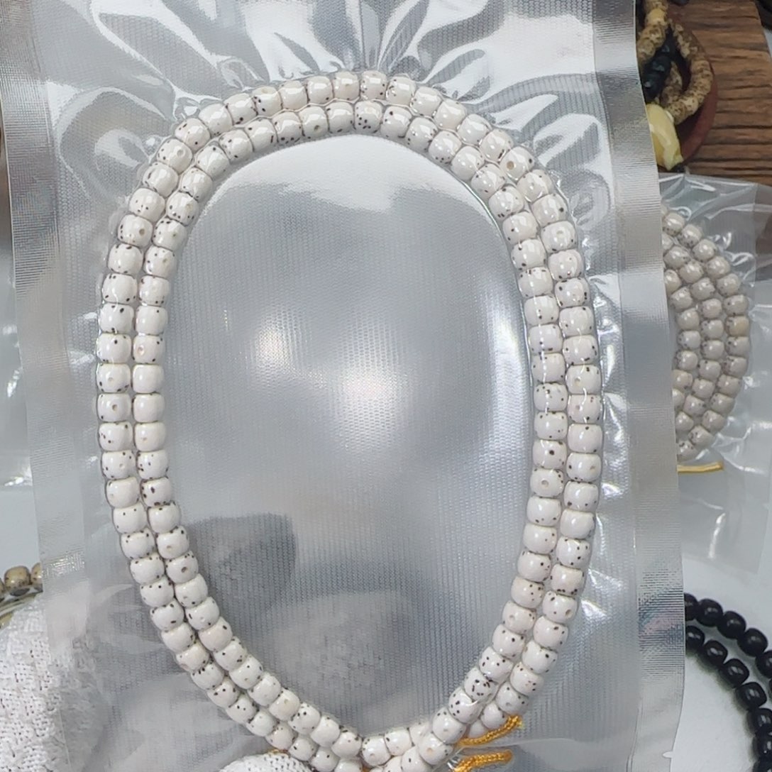 星月菩提手串65半壁双留白