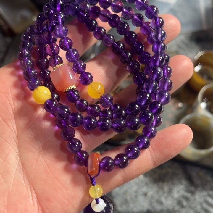 烟晶手链未镶嵌水晶