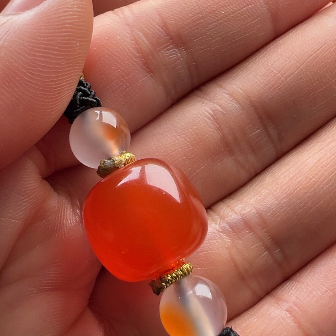 南红玛瑙老型15.5手绳未镶嵌