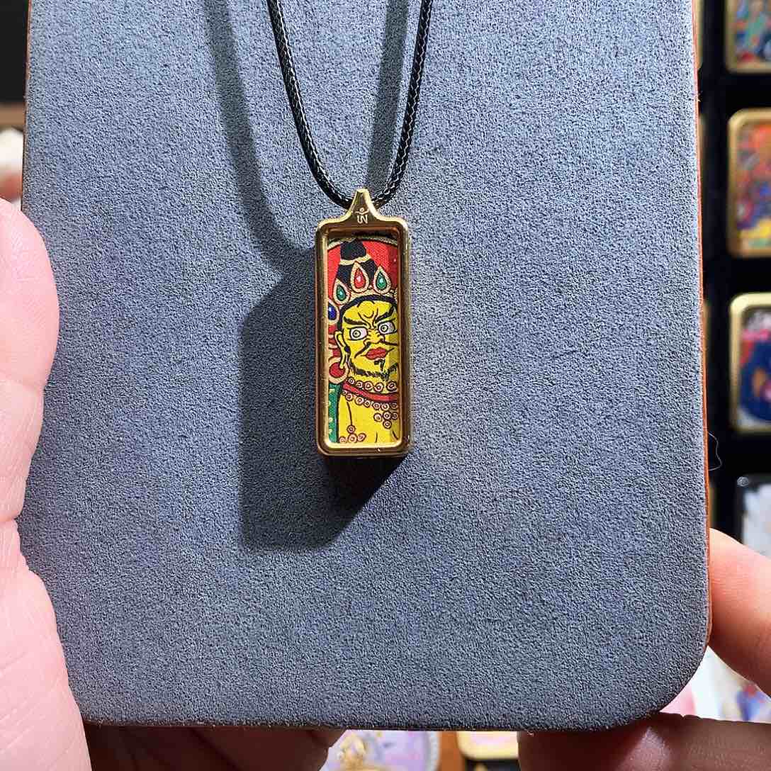 吊坠般若唐卡非遗传承