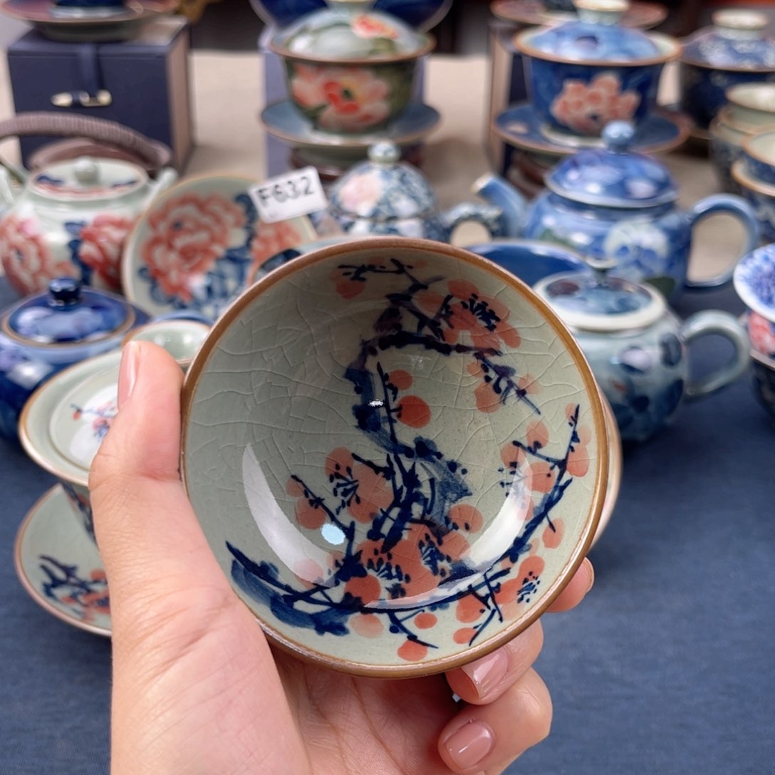 杯景德镇手绘手工茶具