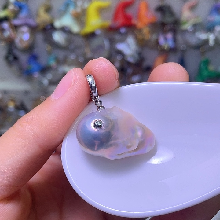 颈饰淡水珍珠合金56