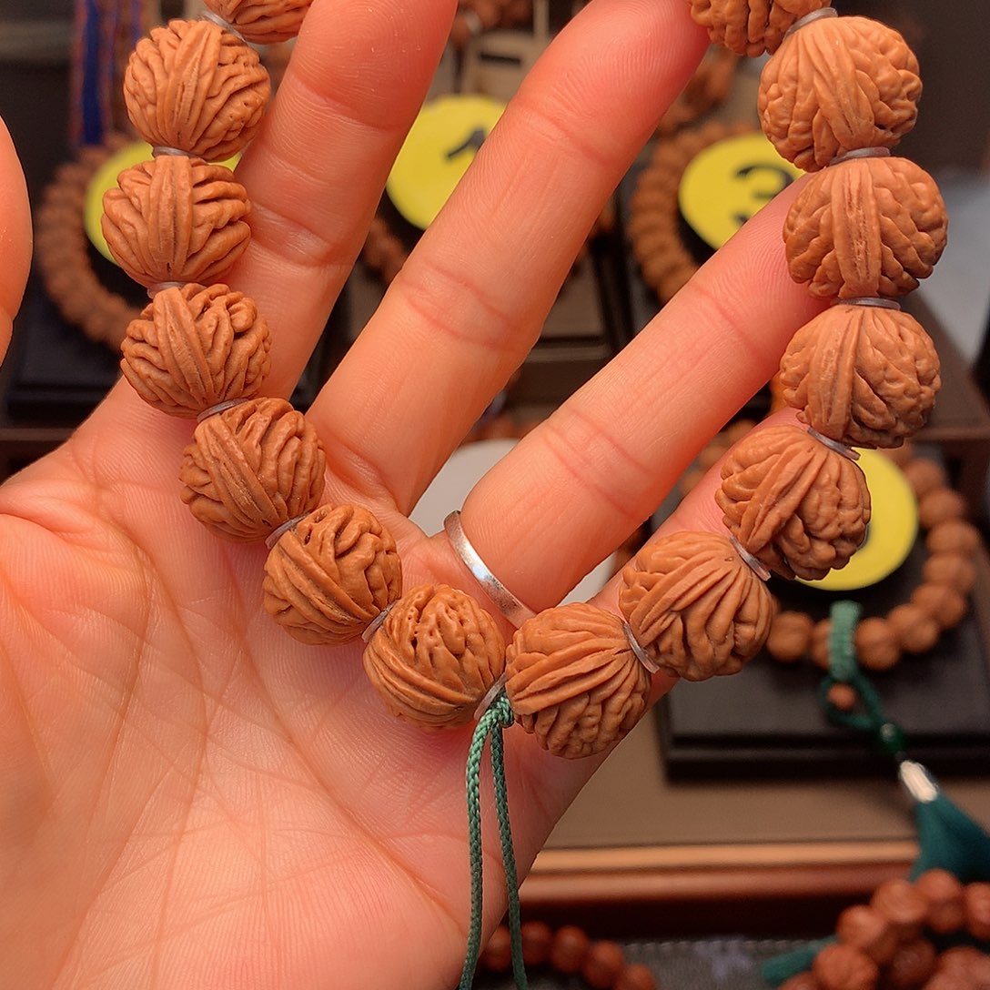 桃核手串原桩刺龙17