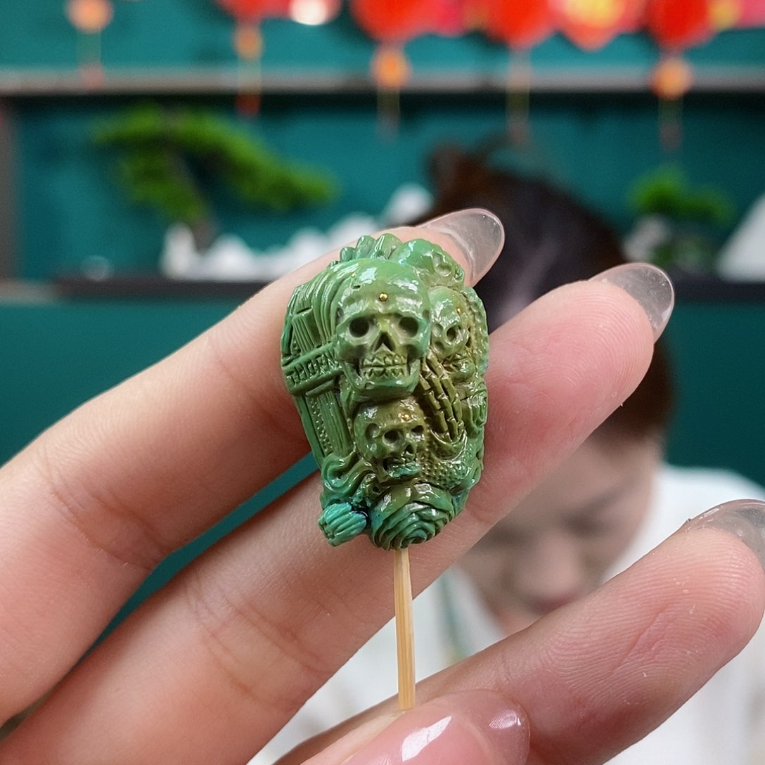 绿松石珠宝奇石未镶嵌