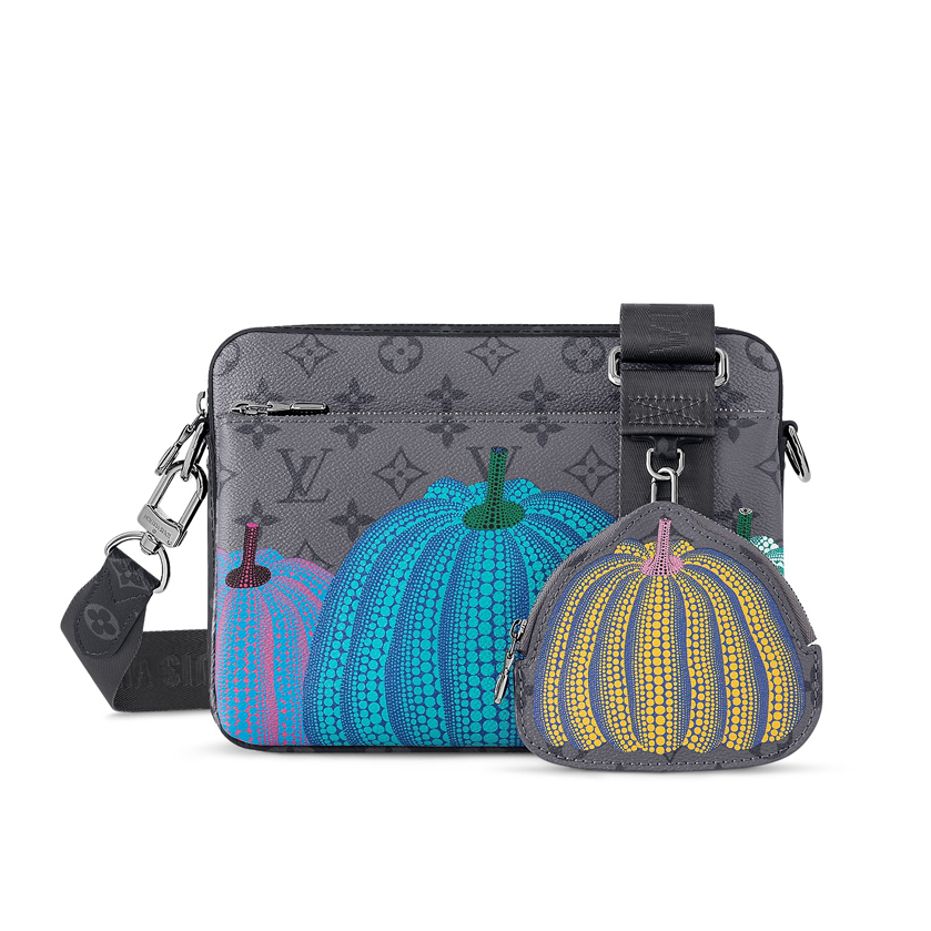 99新LV黑武士9692草间弥生联名Trio男士三合一邮差包