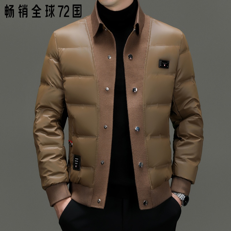 波司登精选男士翻领羽绒服冬季经典时尚百搭潮流帅气保暖适配外套