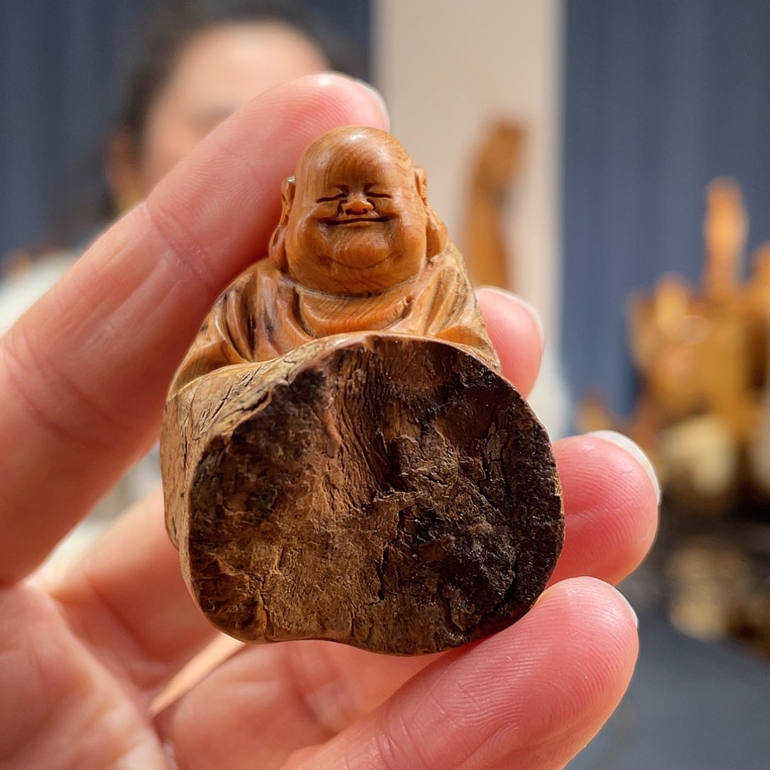 柏木（崖柏）手把件