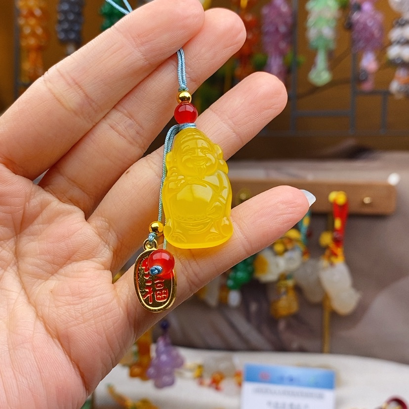 【闪购商品】玛瑙/玉髓车挂未镶嵌