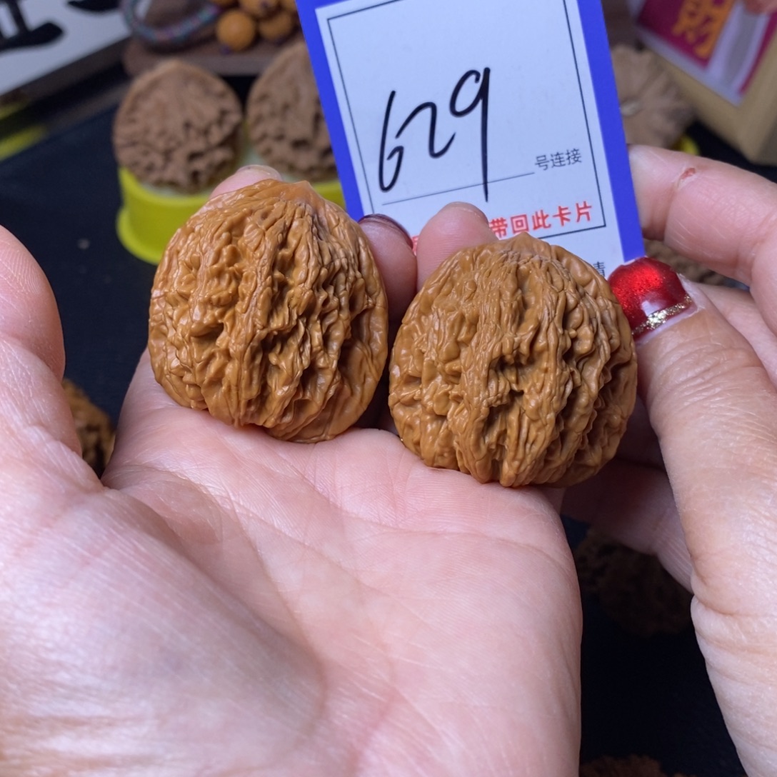 文玩核桃把件40虎头629