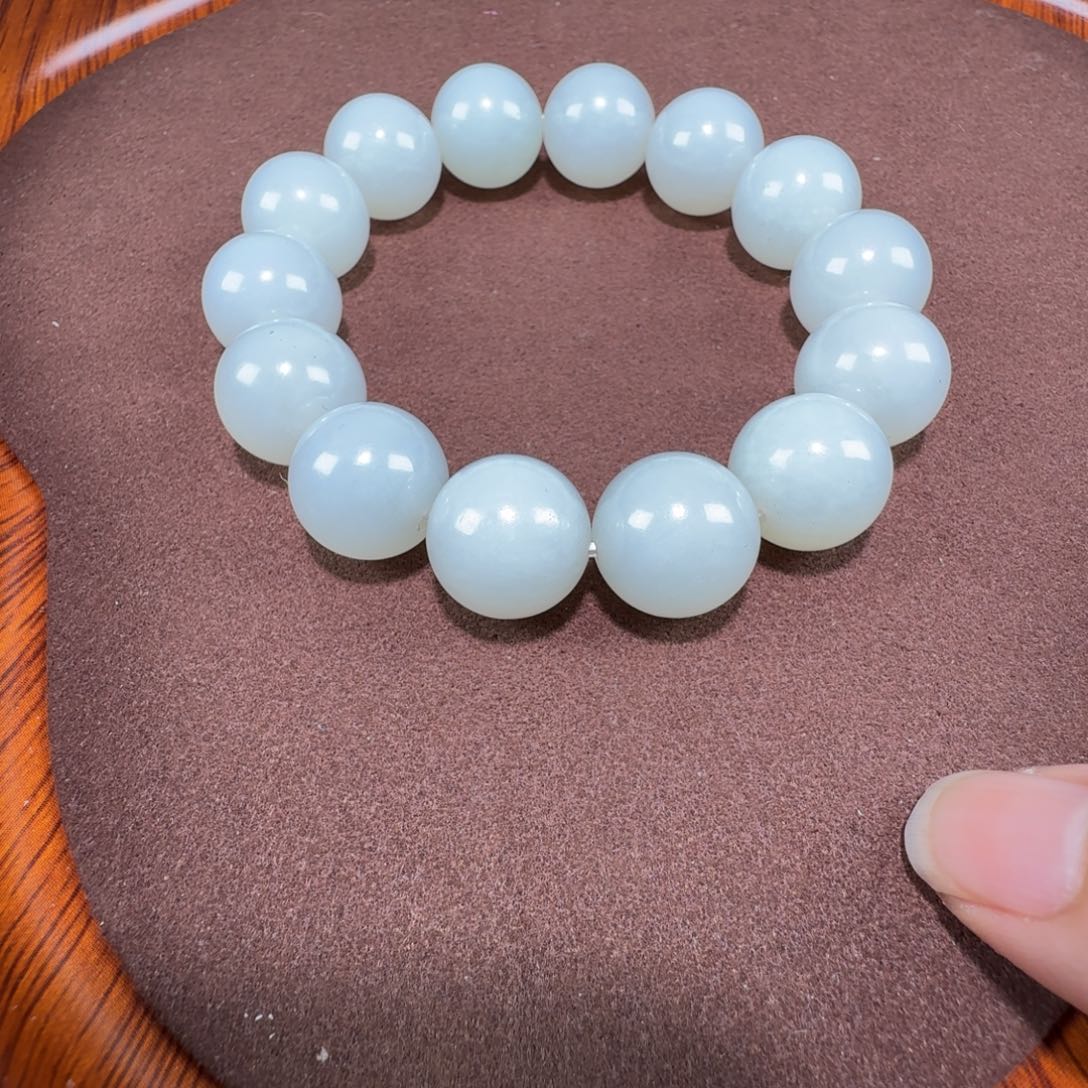 和田玉（白玉）挂件未镶嵌偏*