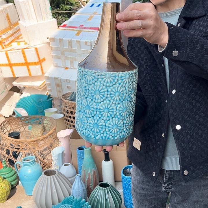 瓶高度34厘米口径3厘米微瑕捡漏