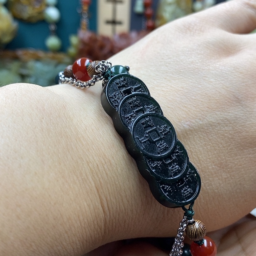 【闪购商品】蛇纹石玉手牌未镶嵌