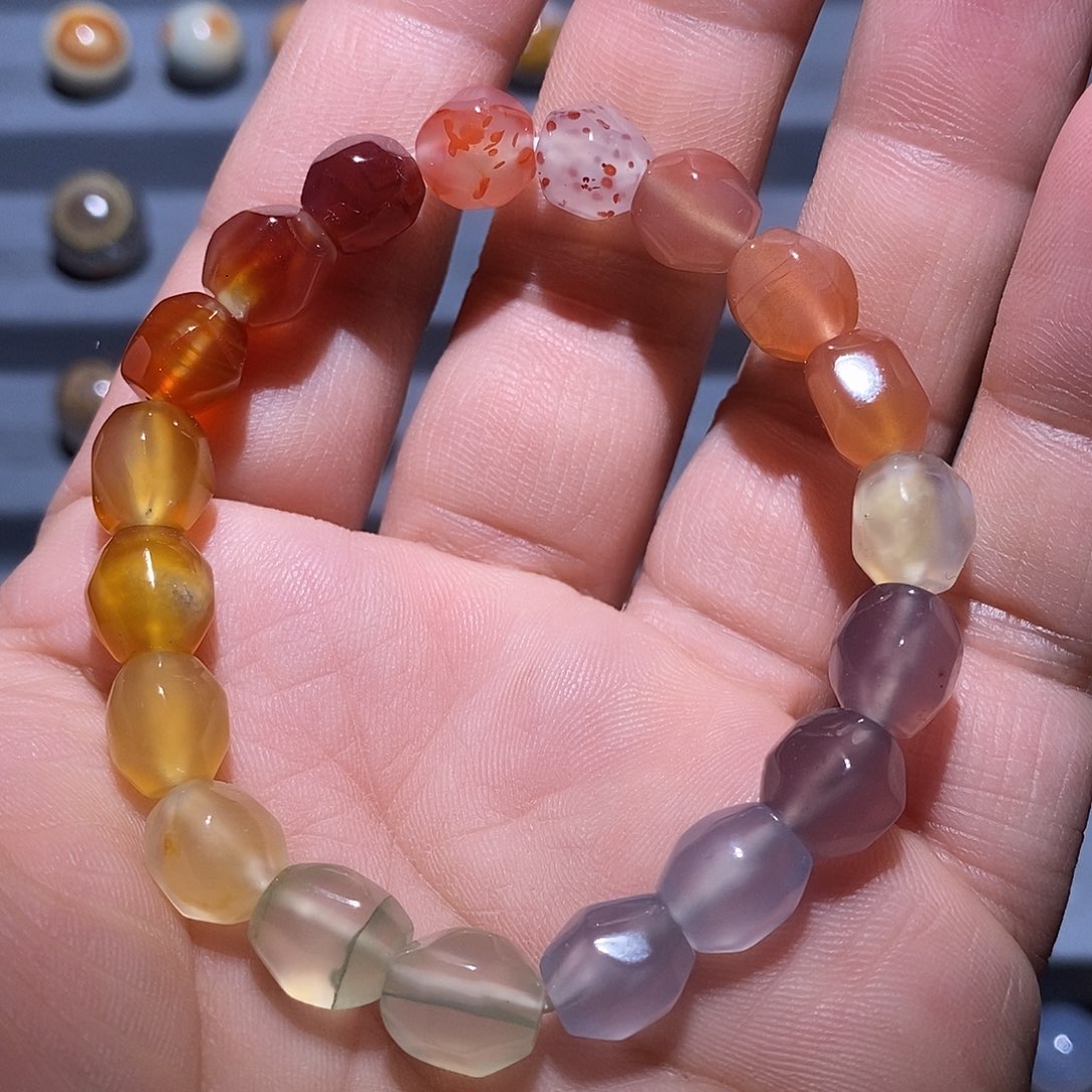 玛瑙/玉髓未镶嵌手链