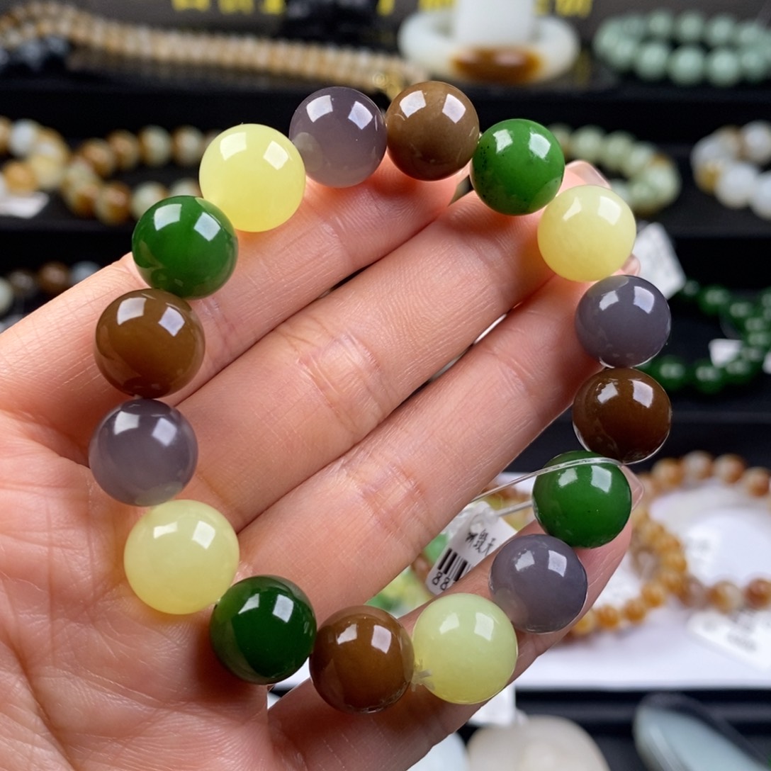 和田玉手串未镶嵌