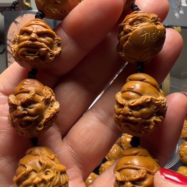 橄榄核手串/手链铁核钟馗