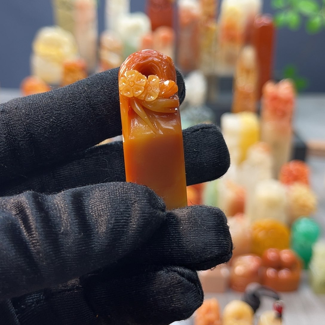 巴林石印石国**贝包邮包刻413