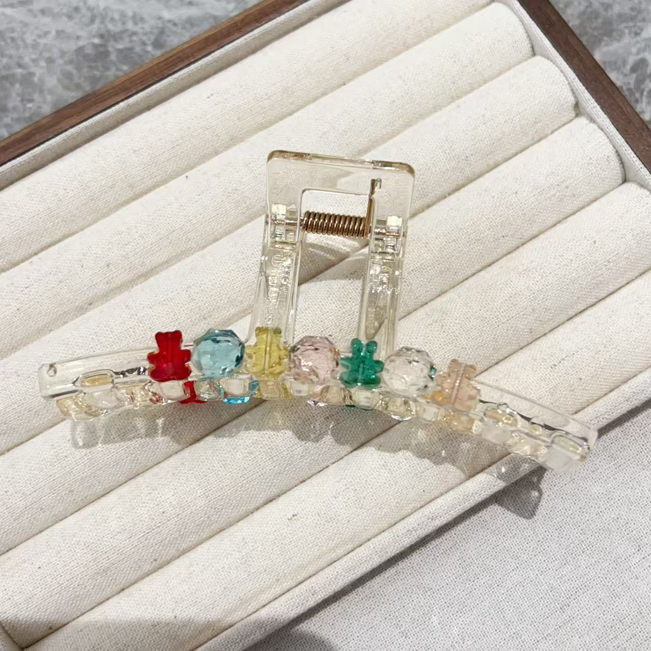 时尚小熊发抓大抓鲨鱼夹J1434