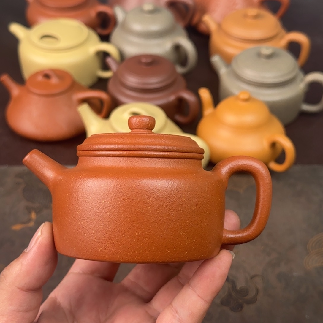 紫砂茶壶z****g精挑宝山红降坡德钟200cc