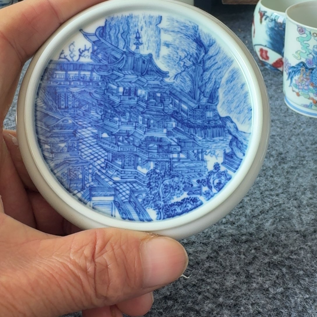 现代景德镇陶瓷手绘茶具