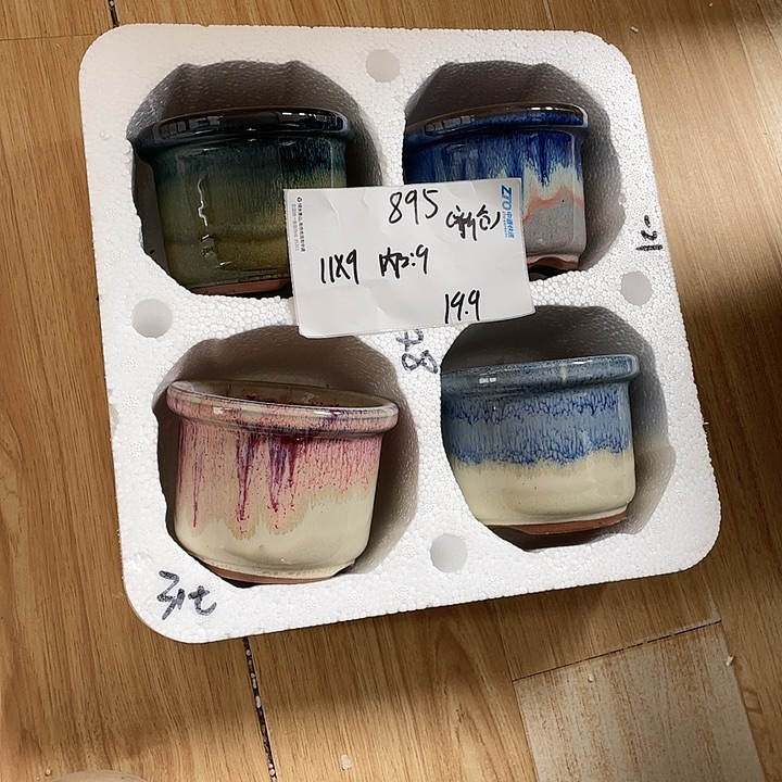 粗陶多肉花盆微瑕895