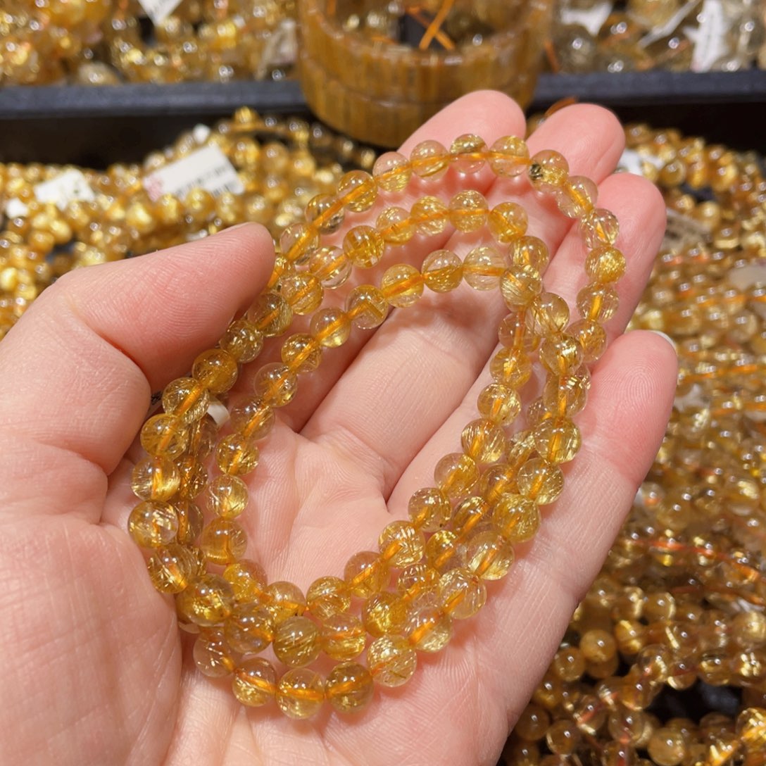 水晶手链未镶嵌天然水晶手链