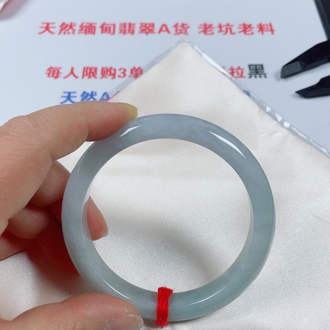 翡翠未镶嵌手镯天然翡翠手镯62